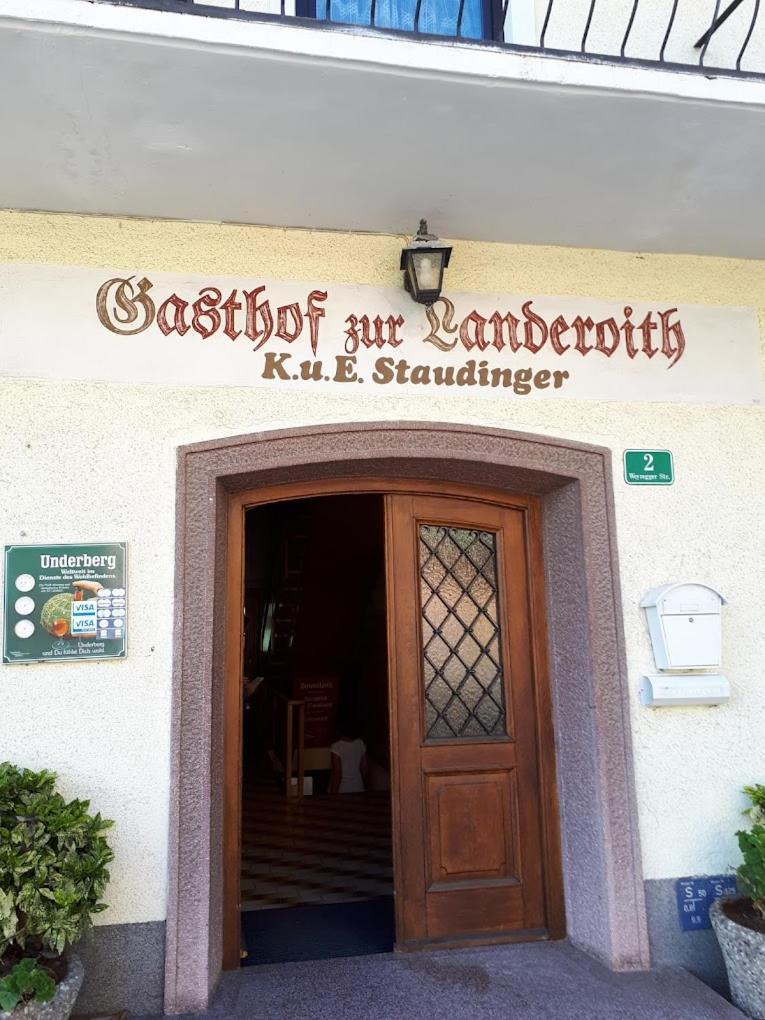 Gasthof Mit Seeterasse & Appartements Zur Landeroith Weyregg am Attersee Zewnętrze zdjęcie
